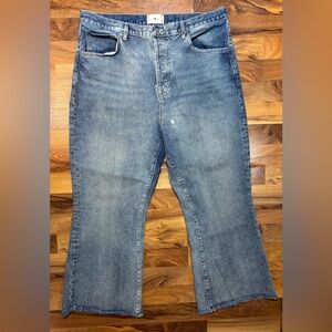 Seven For All Mankind Easy Boy Bootcut Jeans Women Size 32 Wide Leg Western